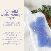 Wkładka żelowa poporodowa terapia zimnem i ciepłem