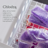 Kompresy żelowe na piersi terapia zimnem i ciepłem