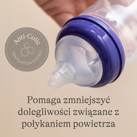 Butelka do karmienia ze smoczkiem o średnim przepływie Natural Wave® 240 ml
