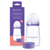 Butelka do karmienia ze smoczkiem o średnim przepływie Natural Wave® 240 ml