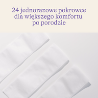 Jednorazowe pokrowce higieniczne na wkładki żelowe poporodowe na zimno i ciepło