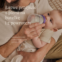 Butelka do karmienia ze smoczkiem o szybkim przepływie Natural Wave® 330 ml