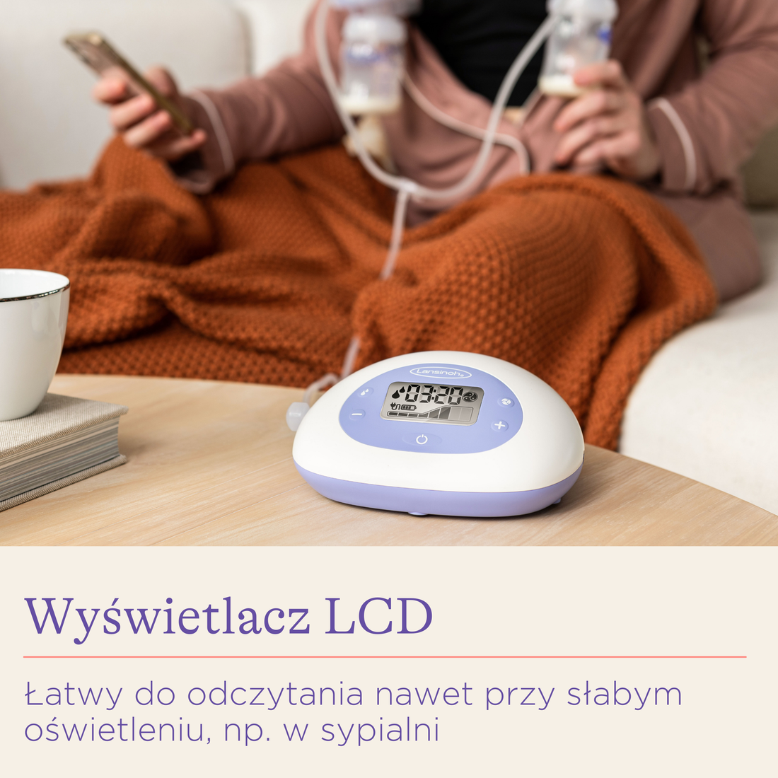 Podwójny laktator elektryczny na dwie piersi 2 w 1