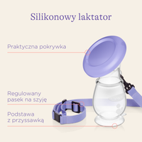 Silikonowy laktator