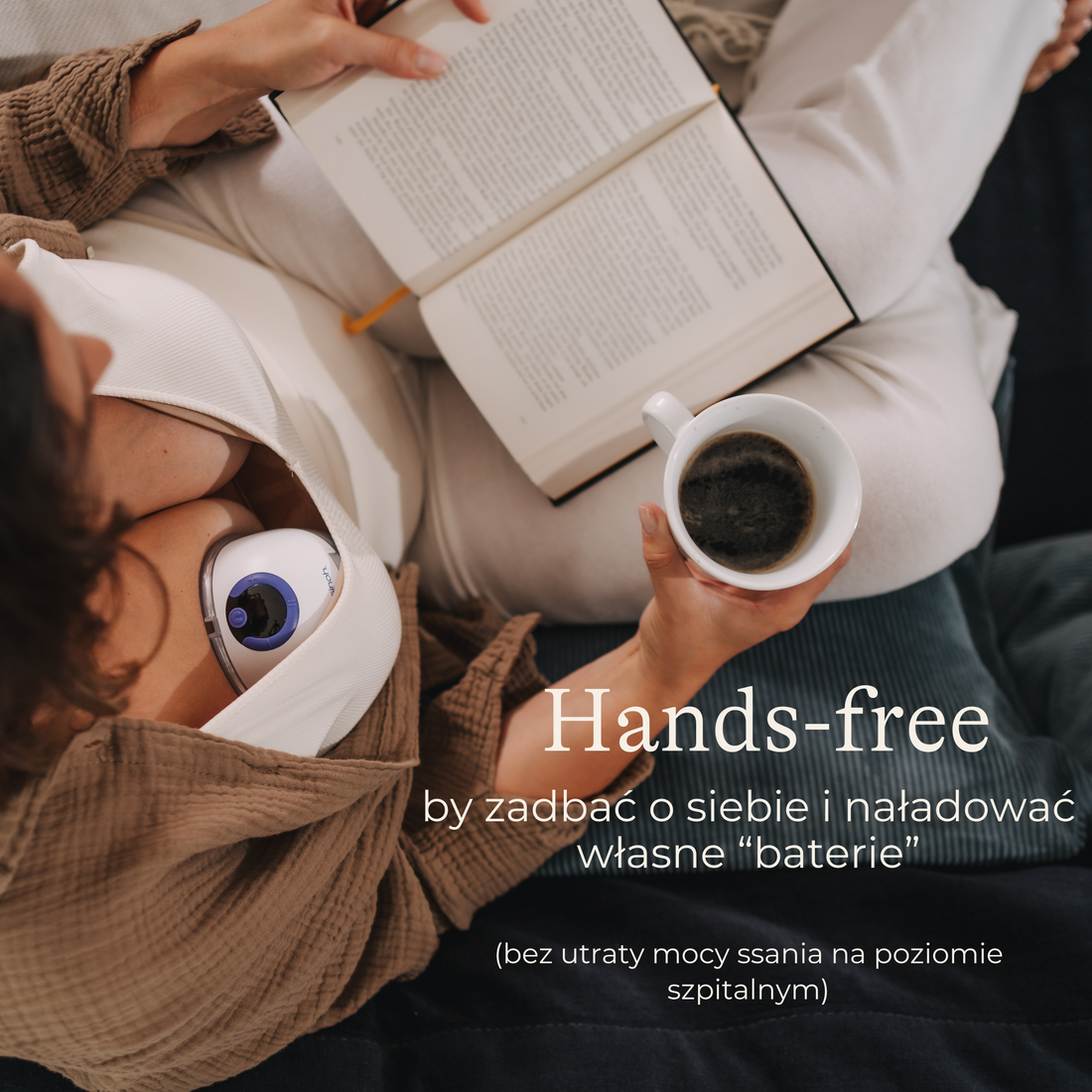 Laktator bezprzewodowy Hands-free