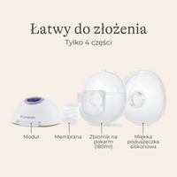 Laktator bezprzewodowy Hands-free