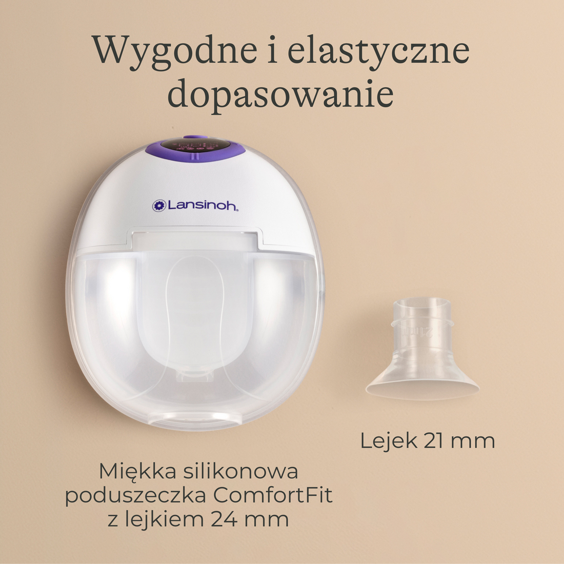 Laktator bezprzewodowy Hands-free