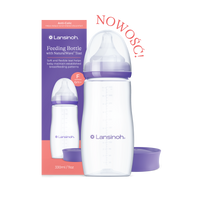 Butelka do karmienia ze smoczkiem o szybkim przepływie Natural Wave® 330 ml