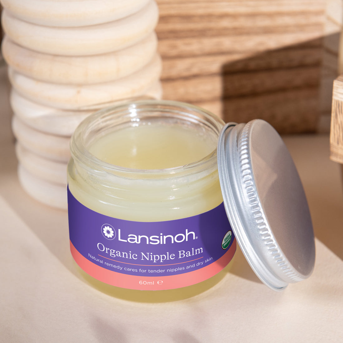 Organiczny balsam do brodawek piersi