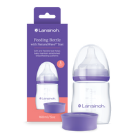 Butelka do karmienia ze smoczkiem o wolnym przepływie Natural Wave® 160 ml