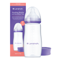 Butelka do karmienia ze smoczkiem o szybkim przepływie Natural Wave® 330 ml