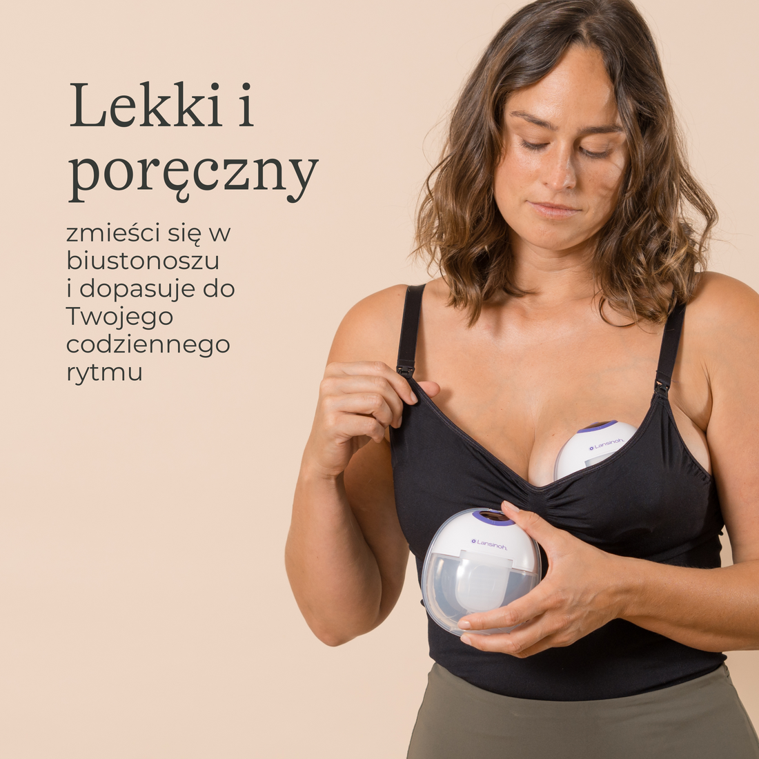 Laktator bezprzewodowy Hands-free