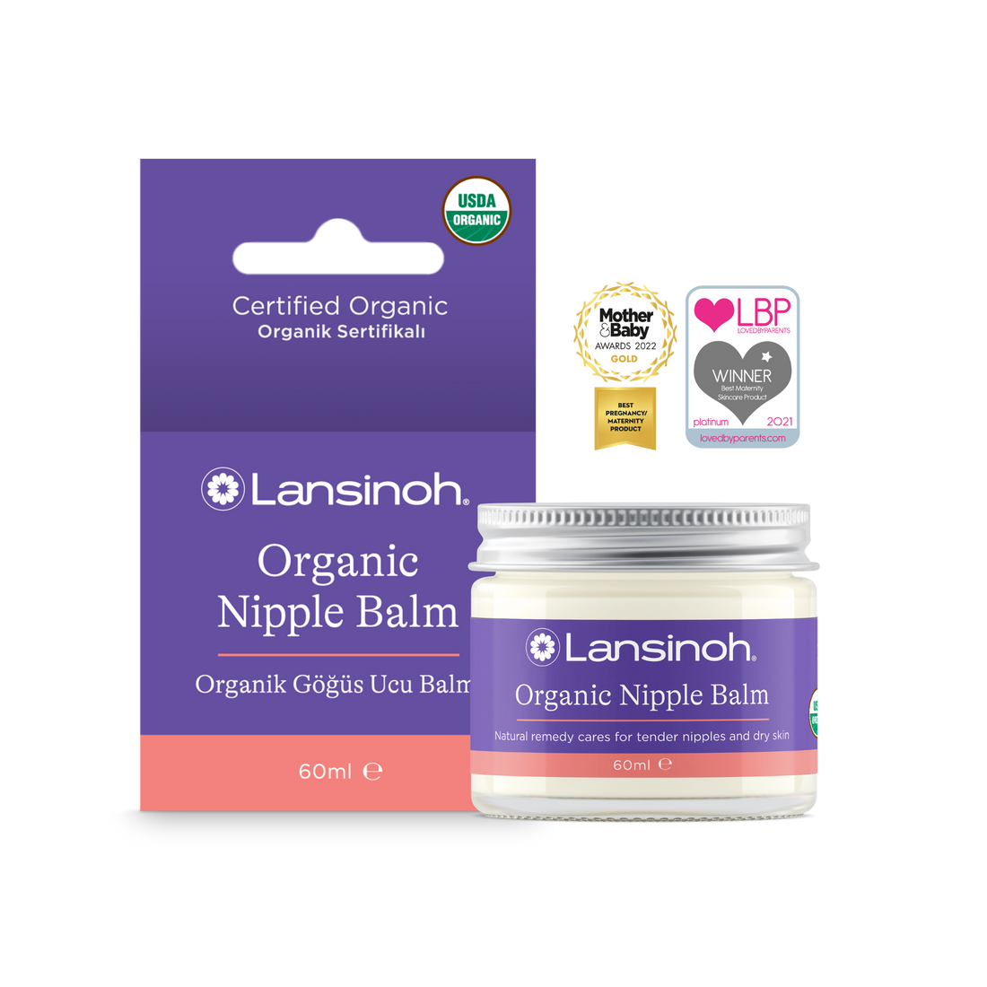 Organiczny balsam do brodawek piersi