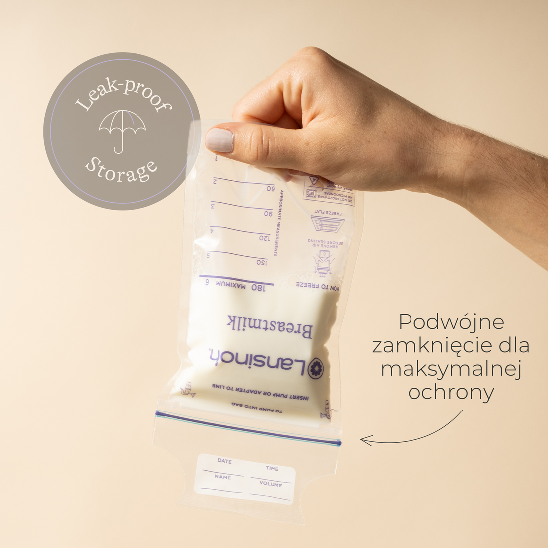 Woreczki do przechowywania pokarmu